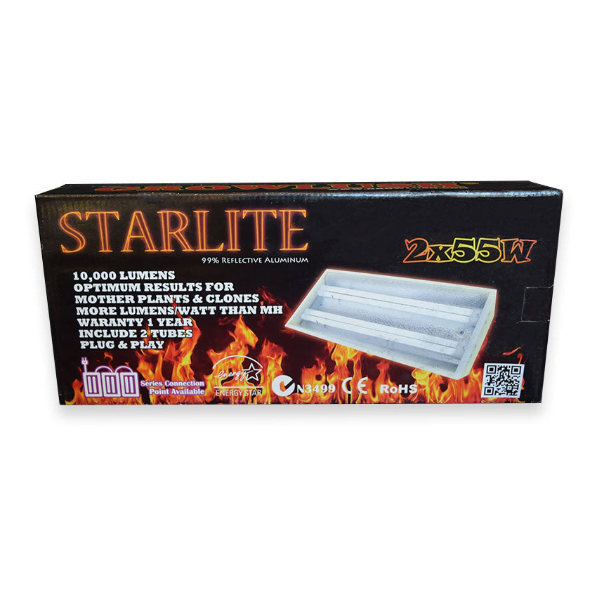 STARLITE T-55 (RED BOX) 2 X 55 WATT LIGHT WITH SERIES PORT