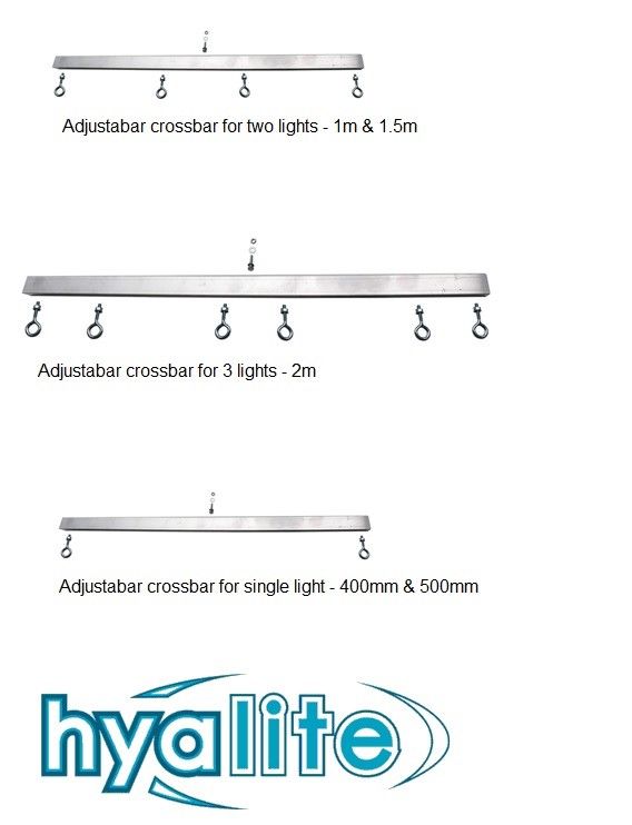 JUPITER 2 LIGHT 2 MTR RAIL INC CROSS BAR FOR 1 LAMP - KIT- 1 (WITH DELAY)