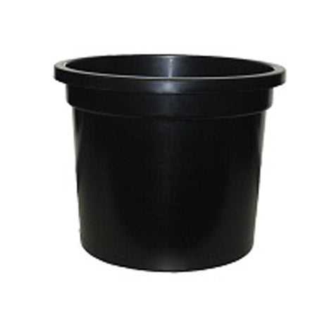 410MM STANDARD BLACK POT WITH HANDLE NO HOLE 28L