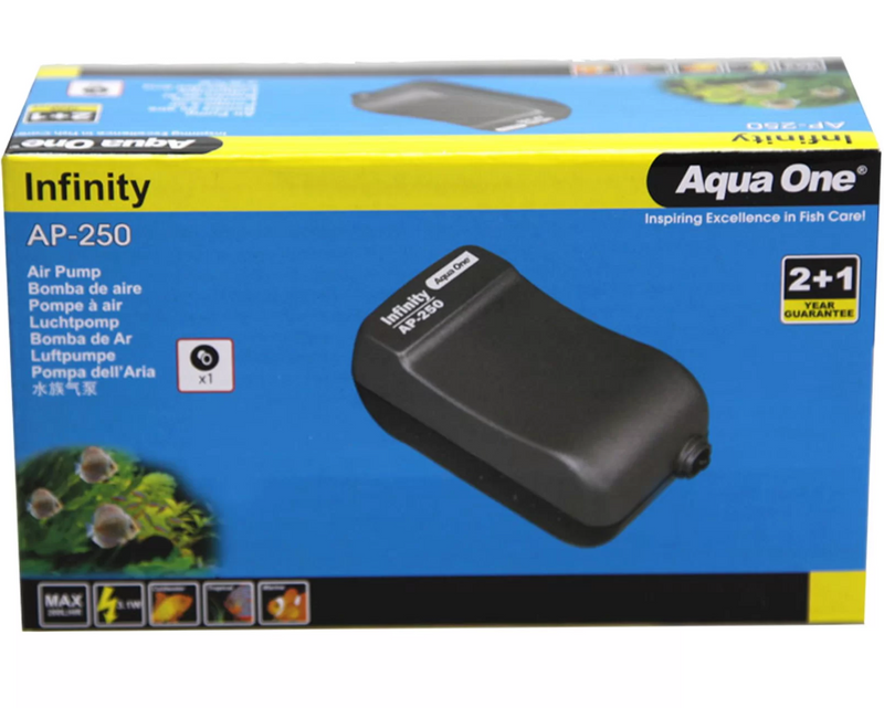 INFINITY AP-250R AIR PUMP SINGLE 200LH WITH AIRLINE KIT