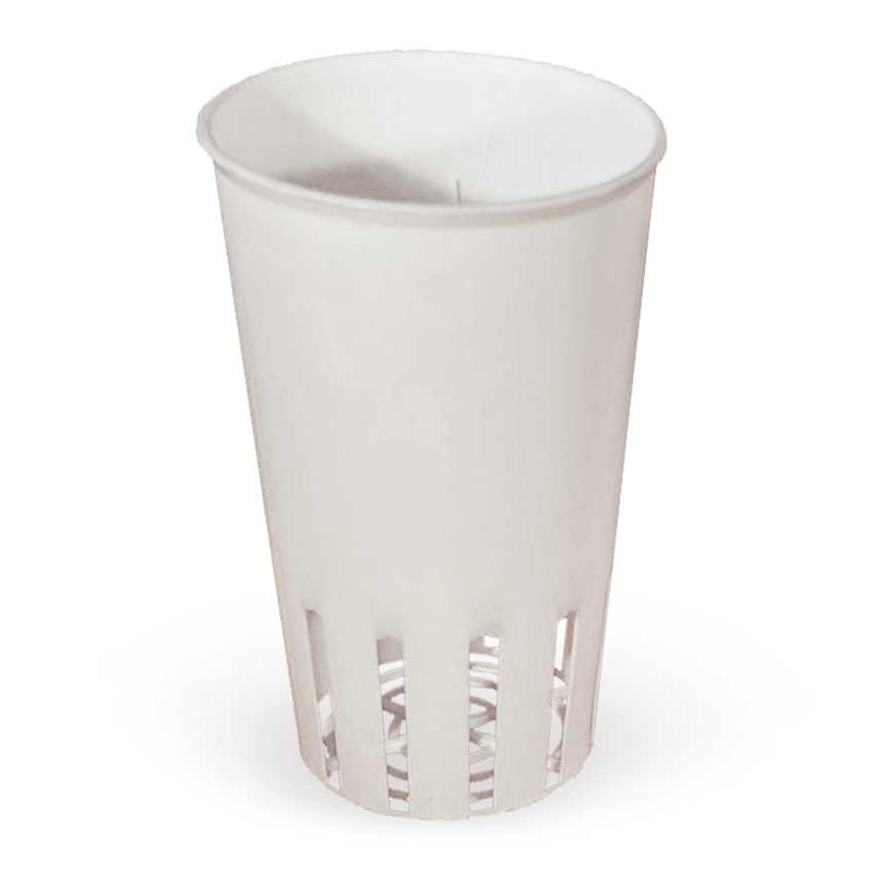 GROW-POT - 80MM SLOTTED WITH UV - REUSABLE WHITE TALL