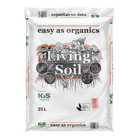 EASY AS ORGANICS WATER ONLY SOIL 25 LITRE
