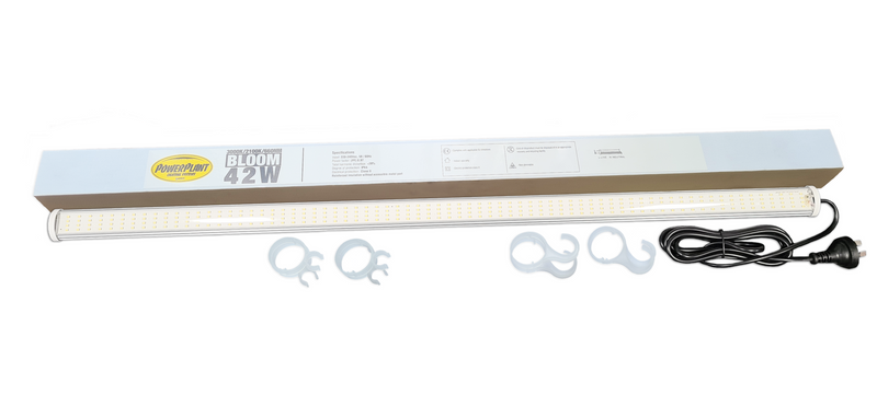 "T" - LED LIGHT BAR 42 WATT BLOOM 3000K 98 Umol/s PPF - 2.2-2.3