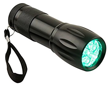 FLASHLIGHT - TORCH 9 X GREEN LED