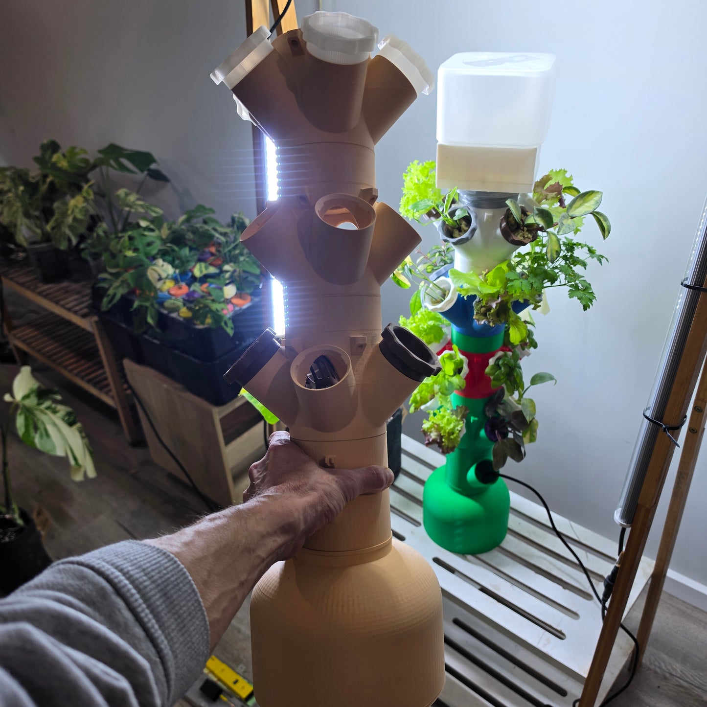 ๐ LAUNCH SPECIAL: PM Hydrostack โ Modular 15-Site Hydroponic Tower & Seed Starter