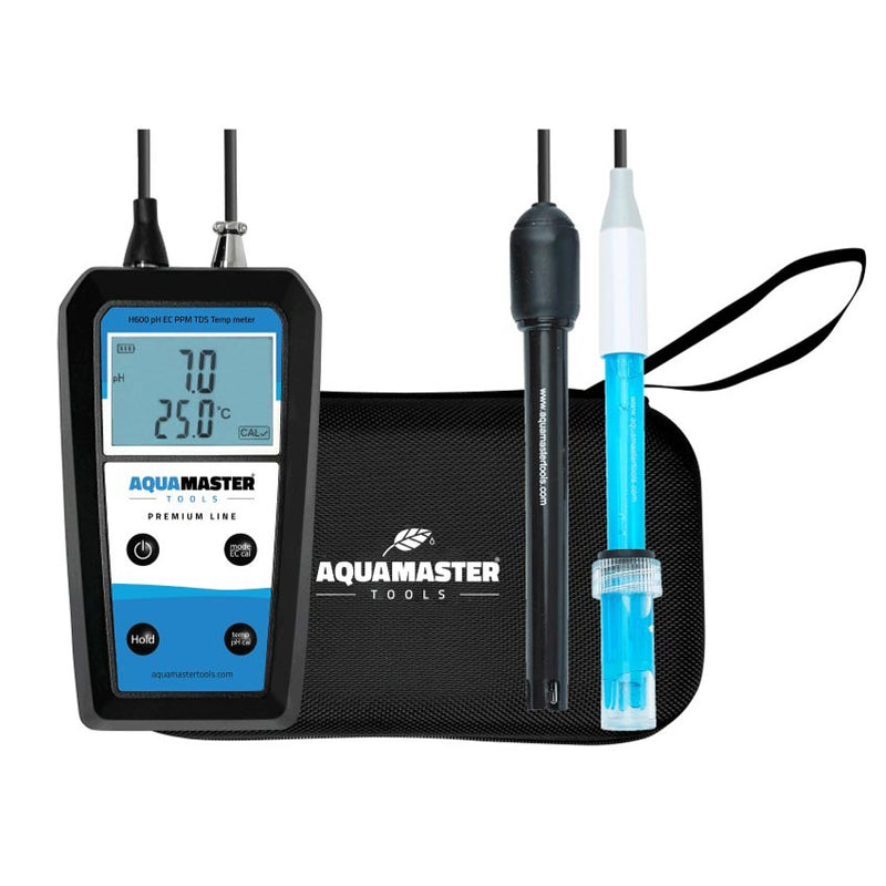 AQUAMASTER H600 PRO PH - EC - PPM - TDS - TEMP HANDHELD INC CASE