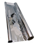 MYLAR - SILVER WITH BLACK BACKING 1.2 X 7.5 METRE ROLL