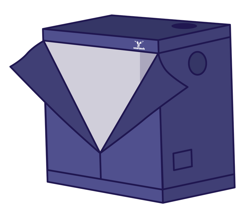 SEA-HAWK MYLAR GROW TENT 1.45 X 0.8 X 2.0M
