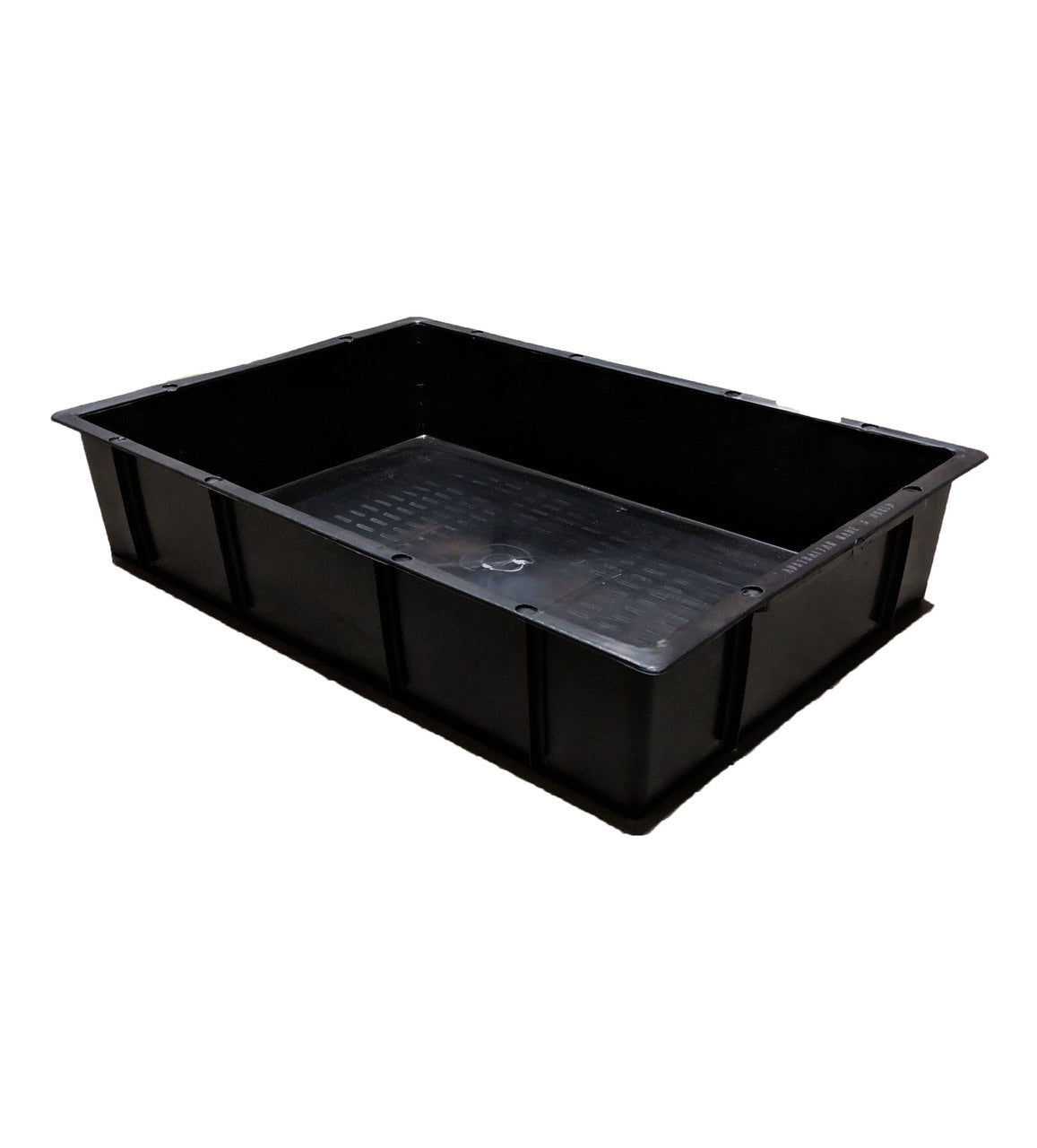 CROP-BOX BLACK 23L SOLID BASE 58 X 41 X 12CM