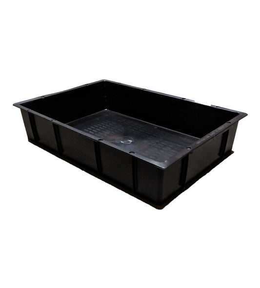 CROP-BOX BLACK 23L SOLID BASE 58 X 41 X 12CM