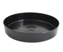 200MM BLACK SAUCER