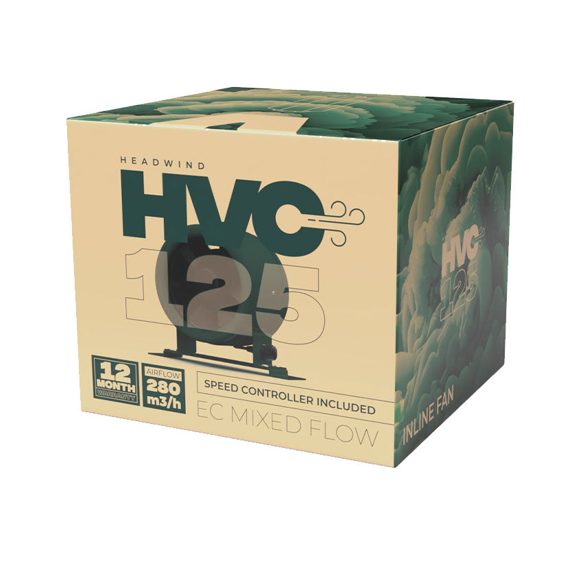 HVC-EC FAN MIXED FLOW 125MM (280 M3/H)