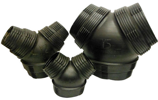 Y' DUCT FITTING 300MM X 300MM X 350MM (PLASTIC)