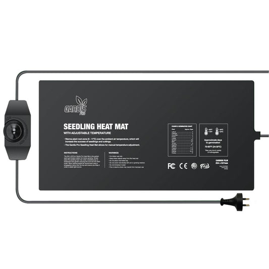 GARDIS PRO HEAT MAT WITH ADJUSTABLE TEMP - 254 X 527MM