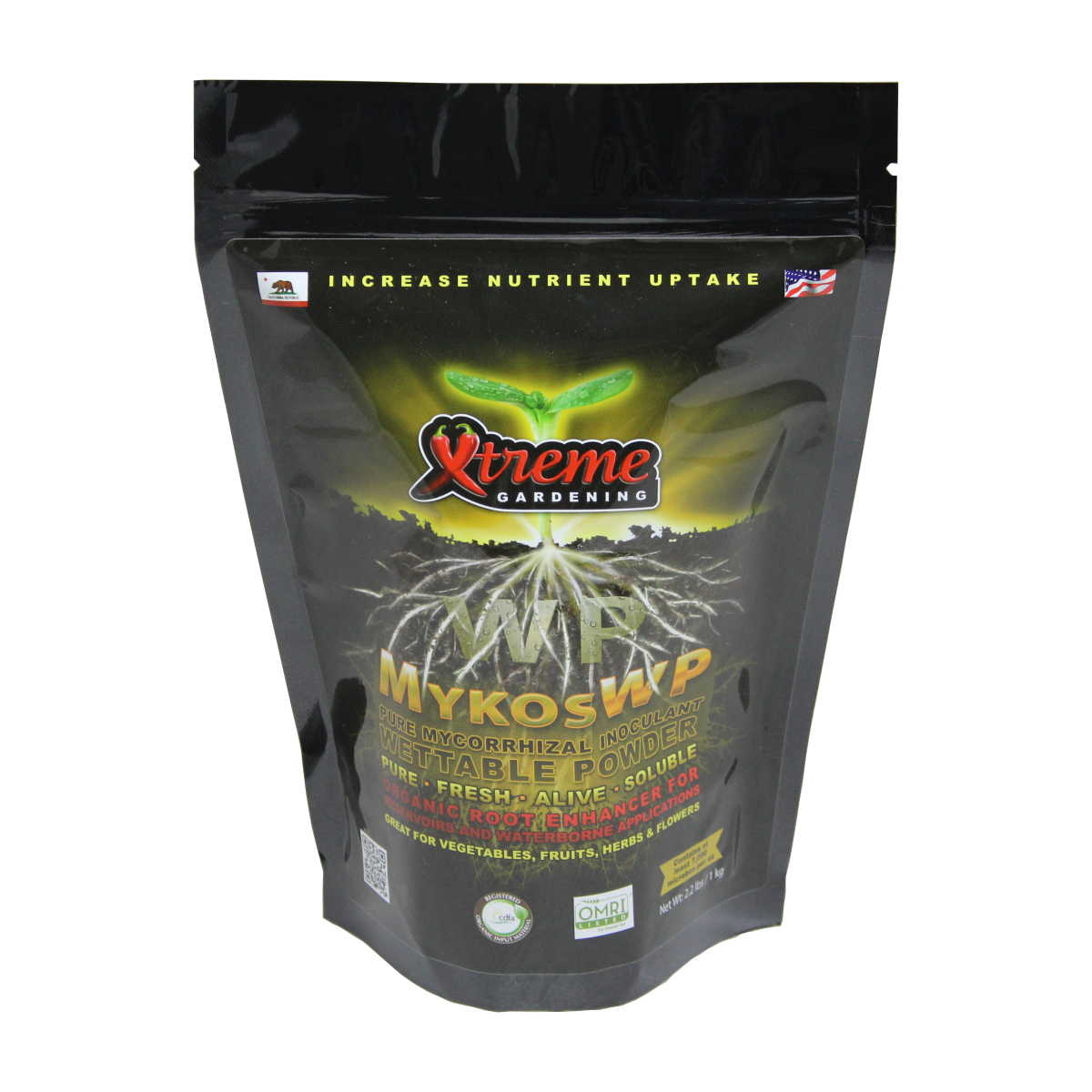 MYKOS WETTABLE POWDER MYCORRHIZAL INOCULANT