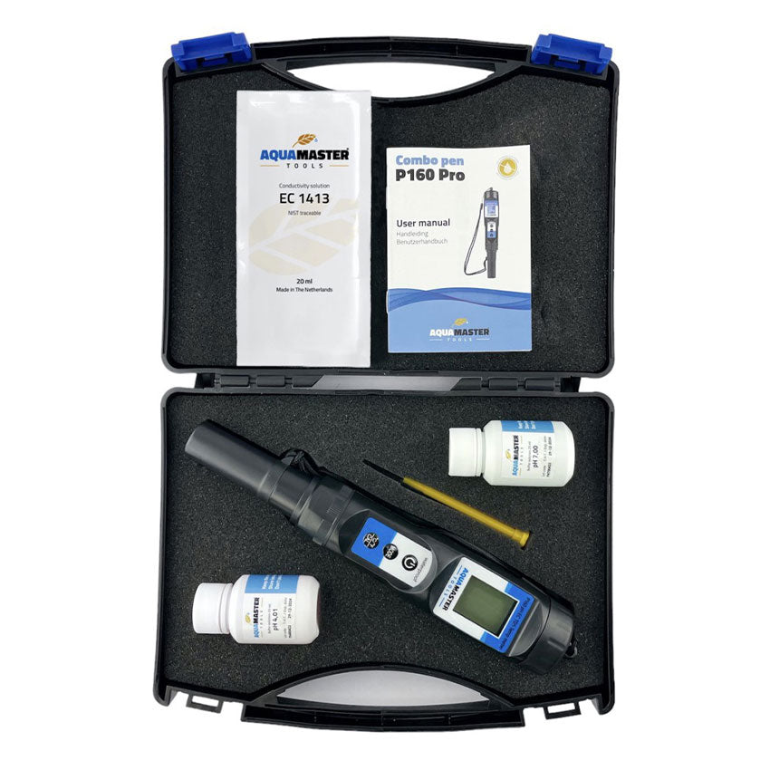 AQUAMASTER P160 PRO COMBO PH - EC - PPM - TDS - TEMP METER
