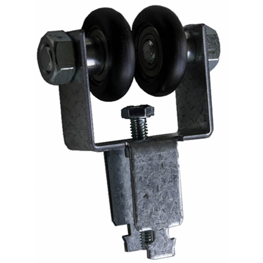 JUPITER 2 JOCKEY WHEEL CLAMP BKT WITH 2 X WHEELS