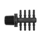 EIGHT OUTLET MANIFOLD X WITH 1/2 BSP MALE THREAD