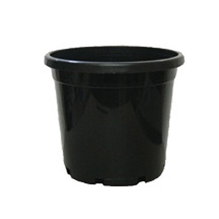 400MM STANDARD BLACK POT 28LTR WITH HOLE