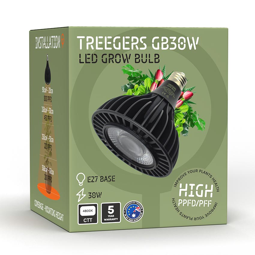 TREEGERS 30 WATT LED GROW BULB