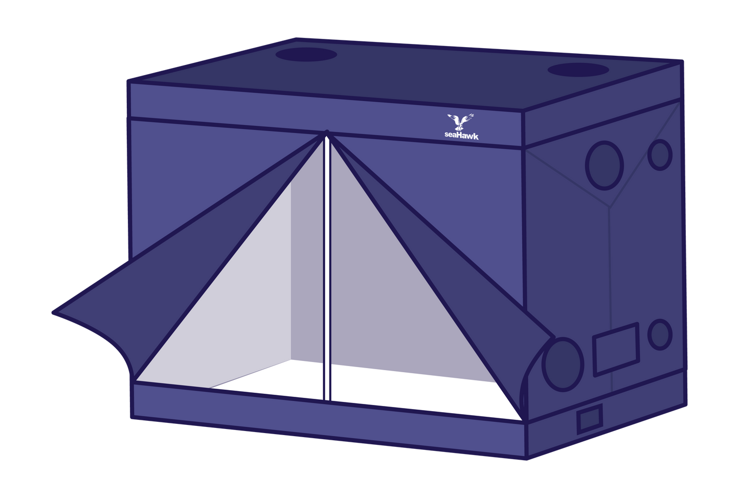 SEA-HAWK MYLAR GROW TENT 2.90 X 1.45 X 2.0M