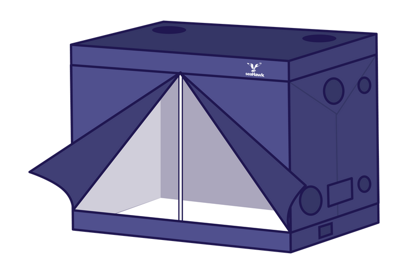SEA-HAWK MYLAR GROW TENT 2.90 X 1.45 X 2.0M