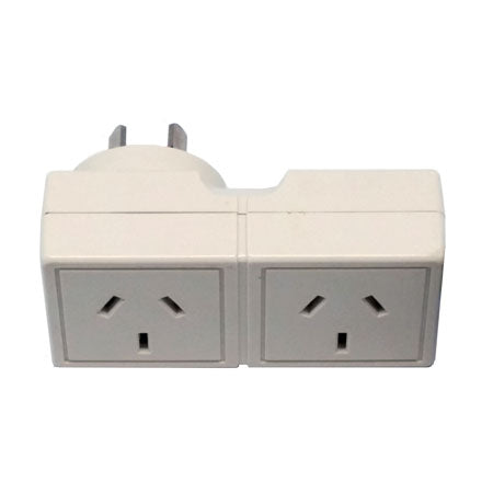 DOUBLE ADAPTER SQUARE PLUG INTO RIGHT