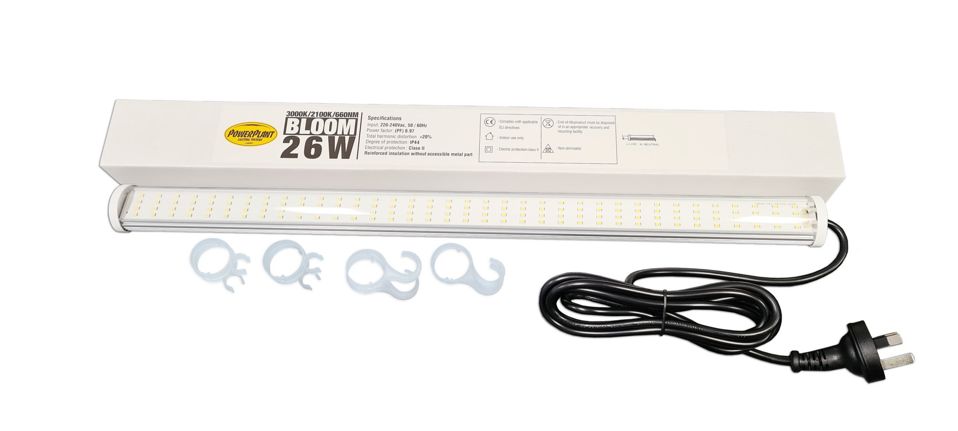 "T" - LED LIGHT BAR 26 WATT 3000K BLOOM 58 Umol/s PPF 2.2-2.3