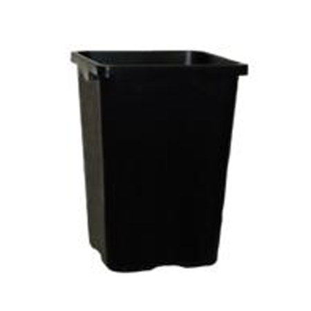 BUCKET SQUARE 290MM X 400MM HIGH 24 LITRE BLACK