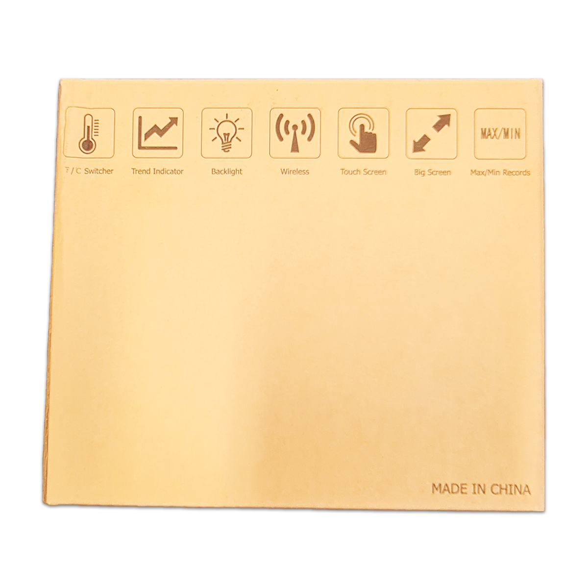 WIRELESS IN / OUTDOOR TOUCH-SCREEN HYGRO / THERMOMETER