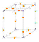SEA-HAWK MYLAR GROW TENT 0.8 X 0.8 X 1.8M