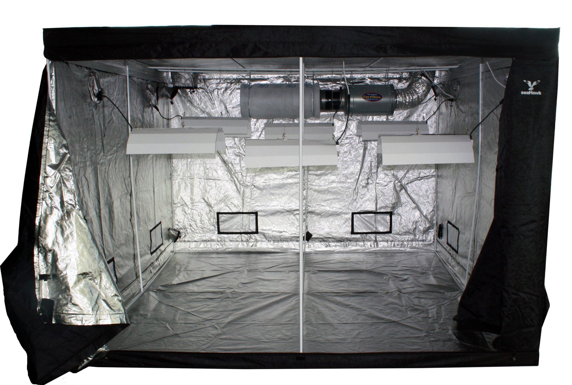 SEA-HAWK MYLAR GROW TENT 2.9 X 2.9 X 2.0M (2 X CTNS)