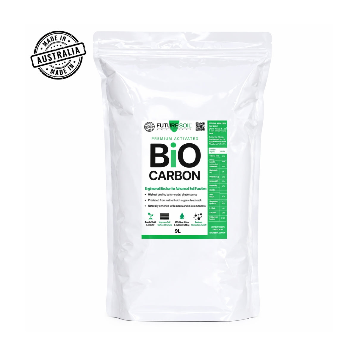 BIOCARBON - Premium Biochar (Engineered Carbon for Soil)