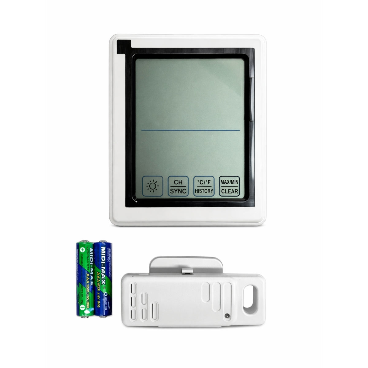 INDOOR-OUTDOOR THERMO-HYGROMETER - THERMO+CLOCK