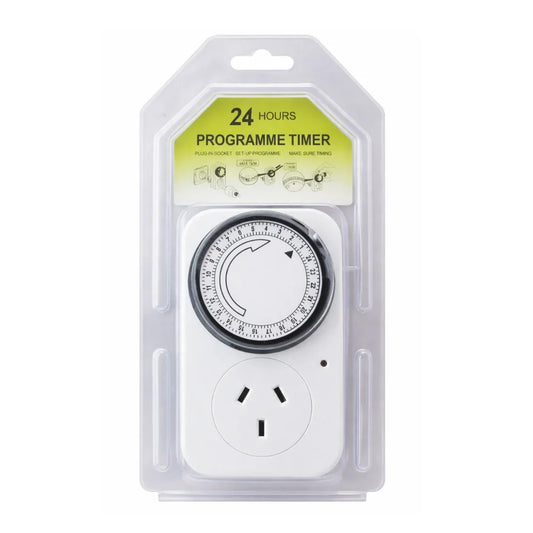 TIMER - MECHANICAL - 24 HOUR DIAL - 15 MINUTE INCREMENTS