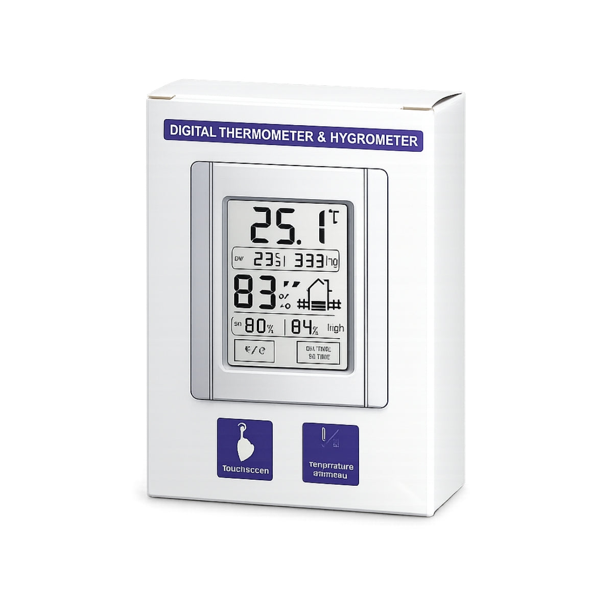 TOUCH-SCREEN TEMPERATURE AND HUMIDITY METER