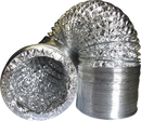 DUCTING SILVER ALUMINIUM 250MM X FIVE METRE BOXED