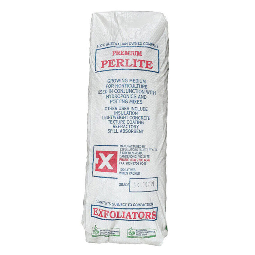 PERLITE (4MM TO 6MM COARSE GRADE)(C)(1P)WHITE 100 LITRE BAG