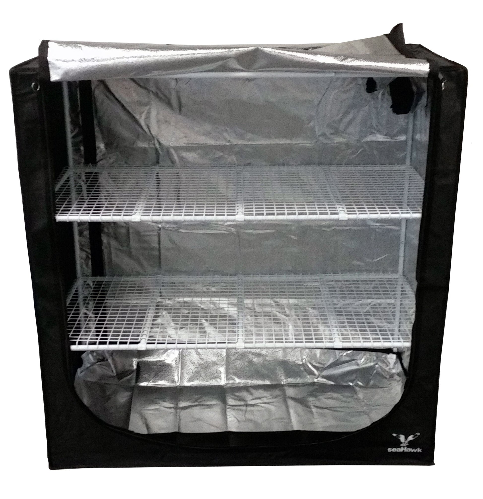 SEA-HAWK PROPAGATION CLONE TENT INC RACKS 1.2 X 0.6 X 1.2