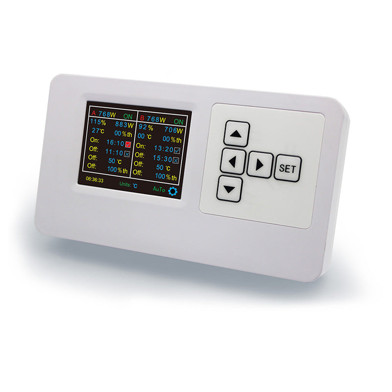 LED SIX BAR CONTRLLER - TEMP - HUMIDITY - AUTO SUNRISE / SUNSET - AUTO OFF