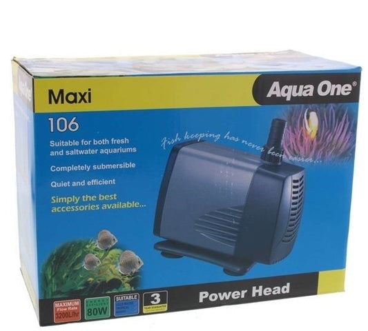 AQUA-ONE 106 POWER HEAD 3200 L/H-3.5 METRE HEAD