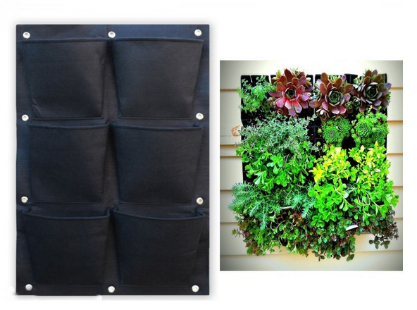 WALL FABRIC PLANT BAG - 82CM X 132CM - 25 PLANTS