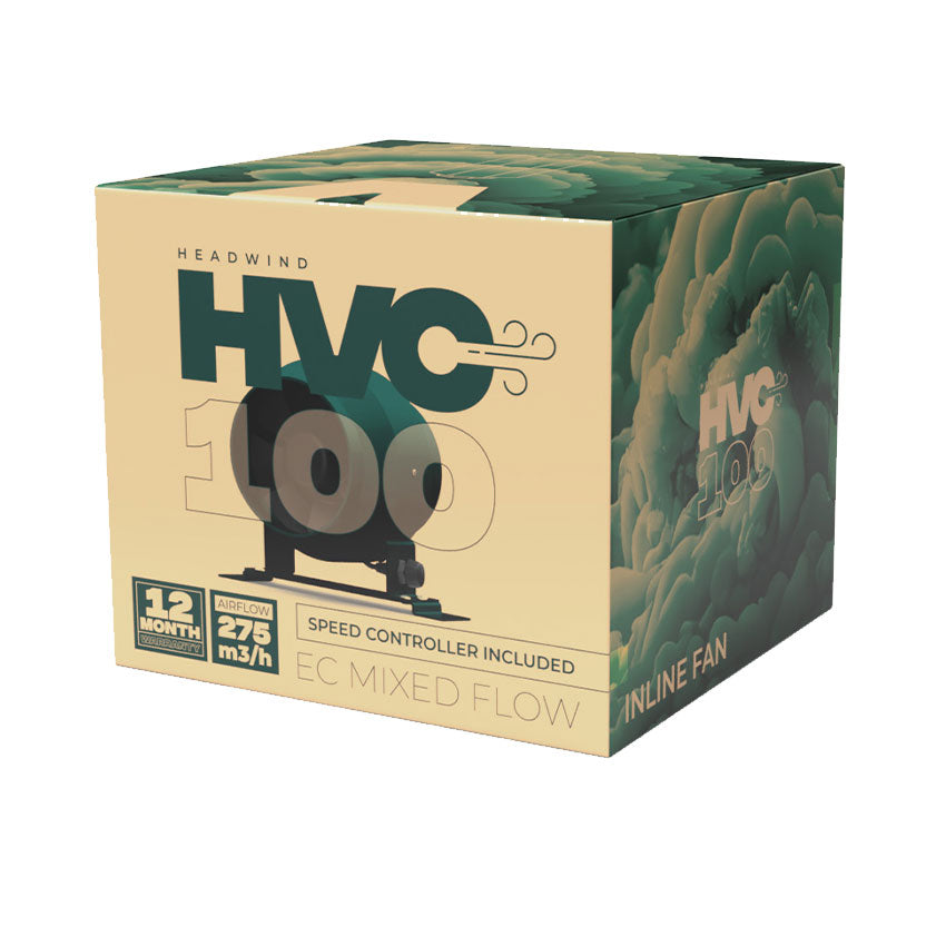 HVC EC FAN MIXED FLOW 100MM (275 M3/H)