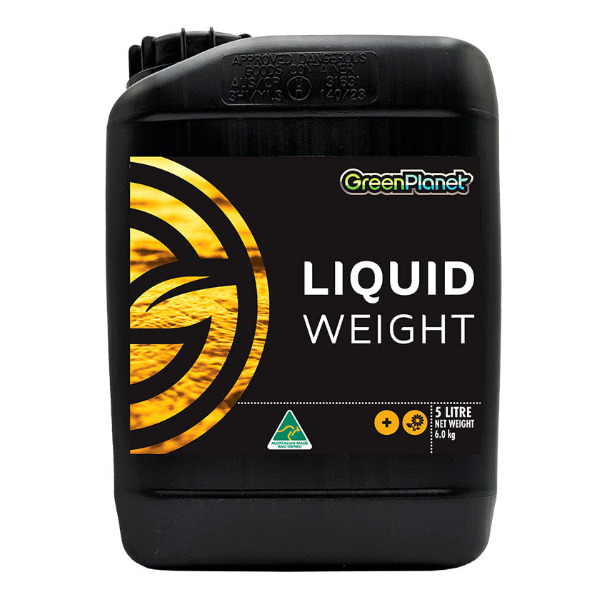GREEN PLANET LIQUID WEIGHT