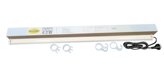 "T" - LED LIGHT BAR 42 WATT BLOOM 3000K 98 Umol/s PPF - 2.2-2.3