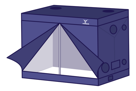 SEA-HAWK MYLAR GROW TENT 2.4 X 1.2 X 2.0M