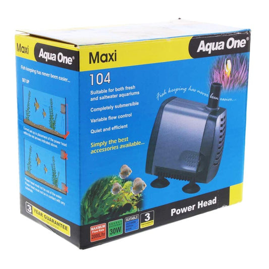 AQUA-ONE 104 POWER HEAD 2000 LH-2.0 METRE HEAD