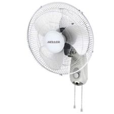 HELLER / MAXIM 40CM DIAMETER ADJUSTABLE WALL FAN 3 - SPEED