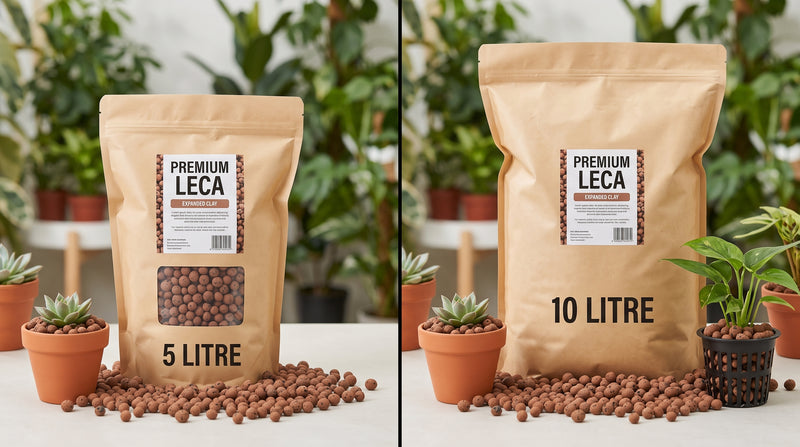PM LECA Colossal Expanded Clay, 5L and 10L bags - placeholder, needs real branding