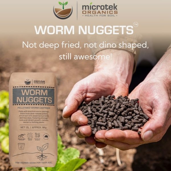 MICROTEK WORM NUGGETS THIRTEEN LITRES – NINE KGS